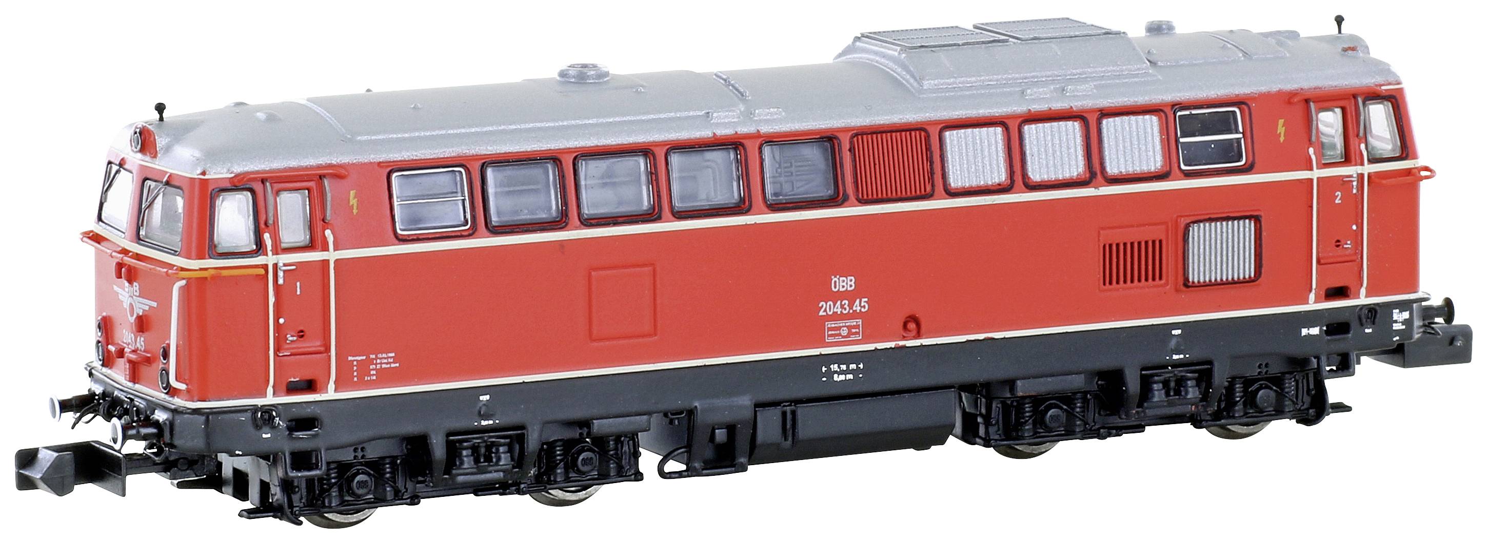 Jägerndorfer JC60000_1 N Diesellok Rh 2043 blutorange der ÖBB