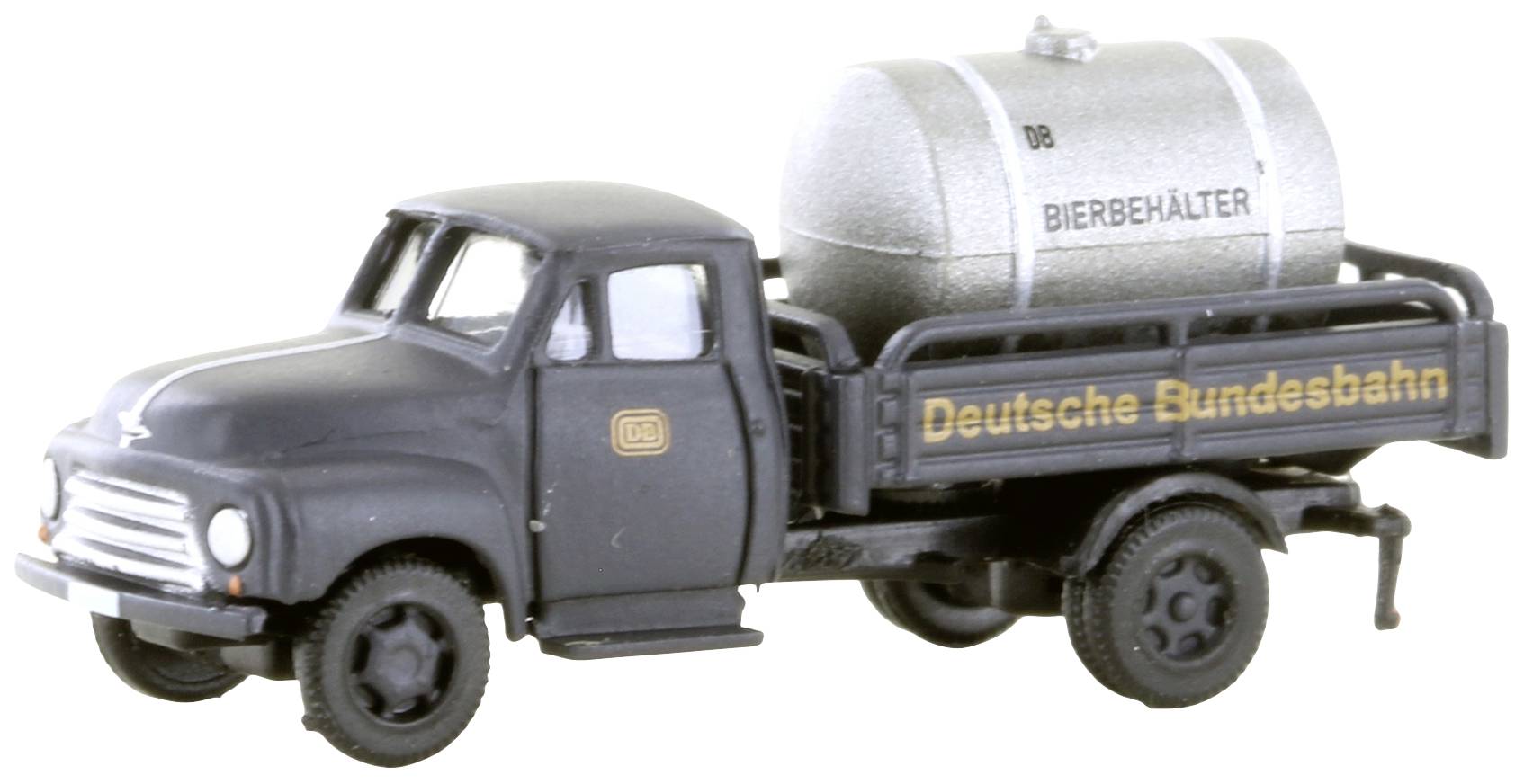 Minis by Lemke LC3239 N LKW Modell Opel Blitz Pritsche/Tank Bierbehälter der DB