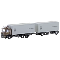 Minis by Lemke LC4602 N LKW Modell MAN F90, 3-achs Koffer-Hängerzug UPS Minis by Lemke LC4602 N LKW Modell MAN F90, 3-achs Koffer-Hängerzug UPS