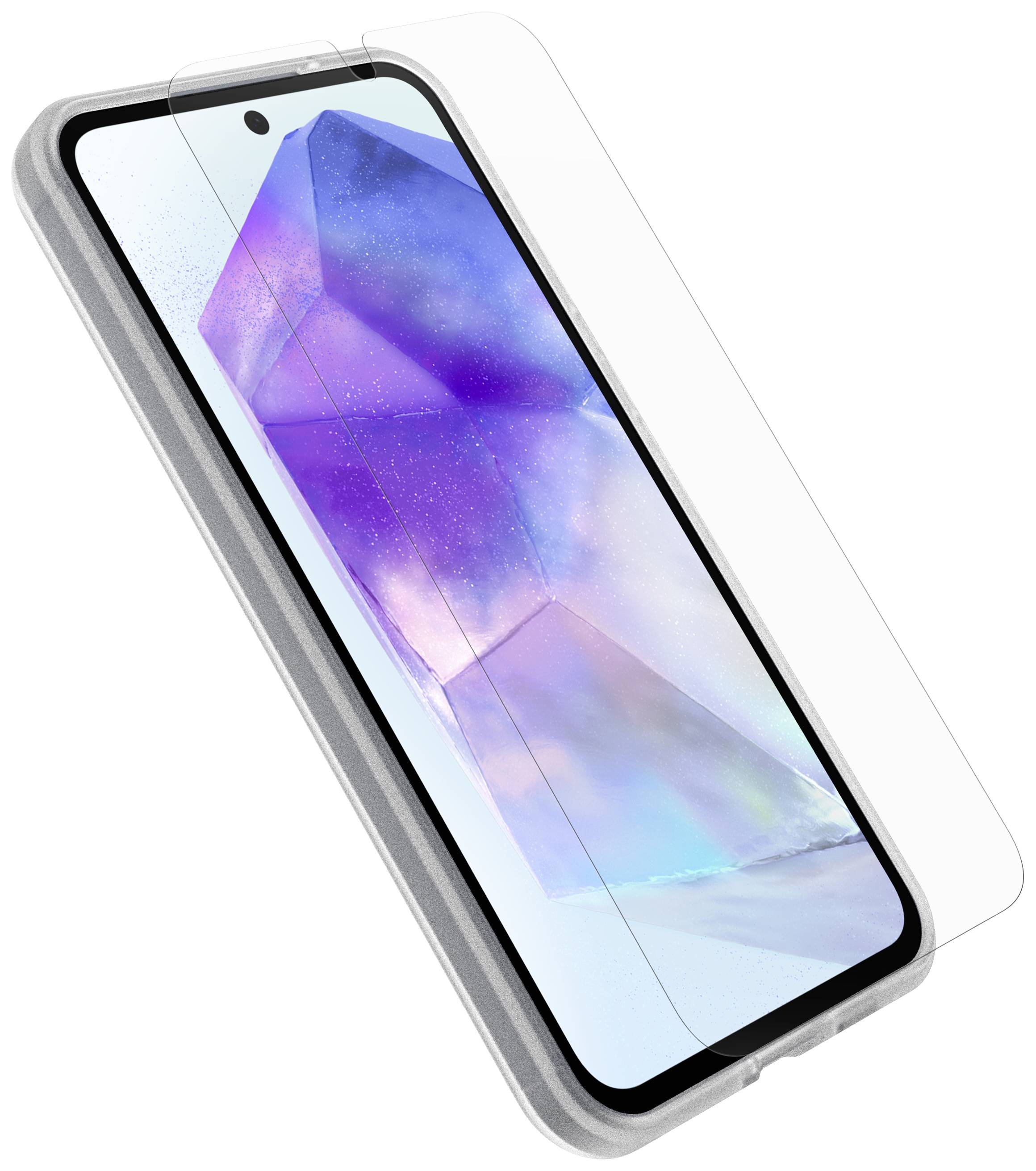 Otterbox React Hülle + Schutzglas Set Samsung Galaxy A55 5G Transparent 78-81410