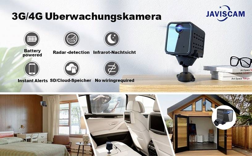 Javiscam C1 Mini-Überwachungskamera 1920 x 1080 Pixel