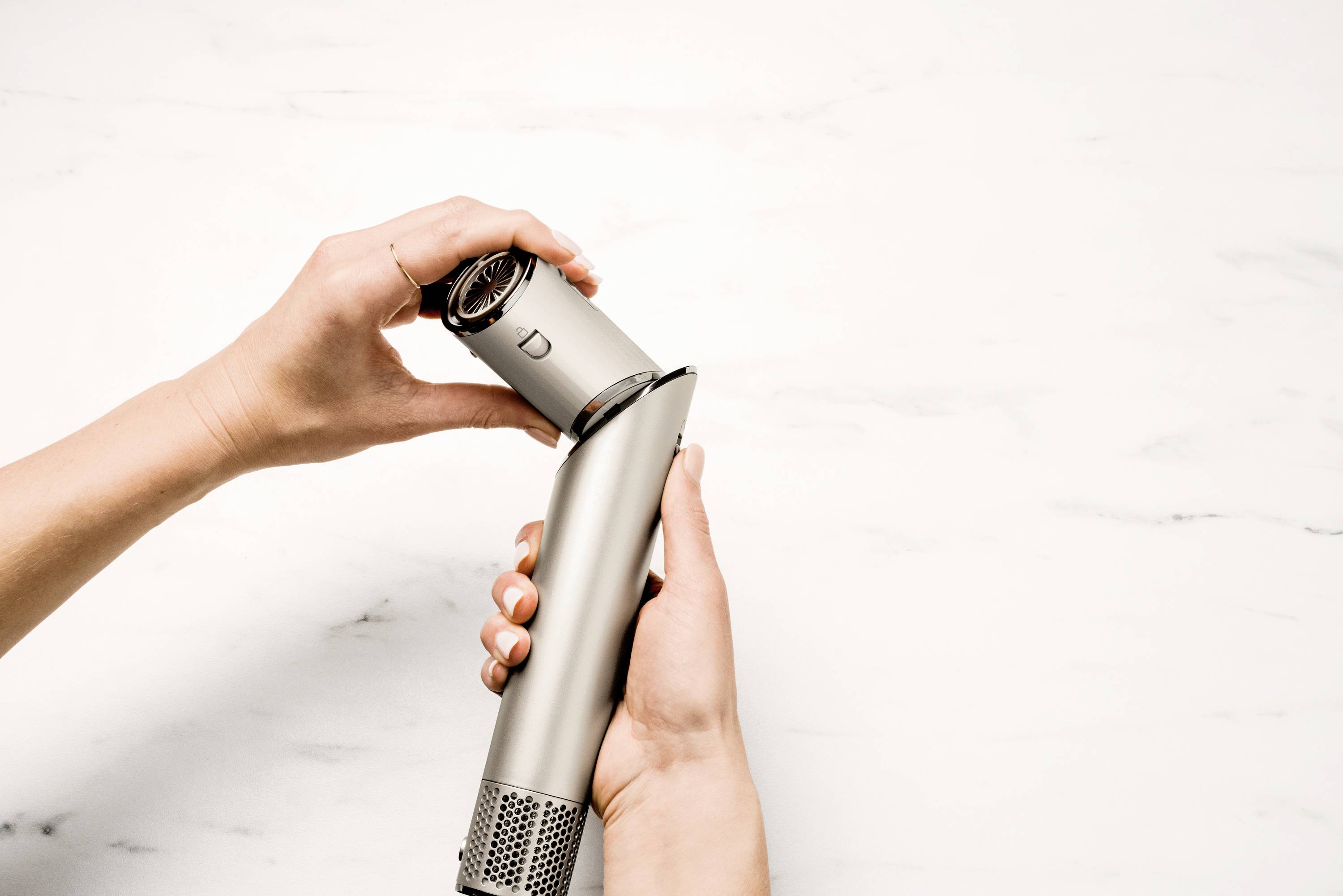 SharkNinja Shark FlexStyle, Multistyler, Warm, Tasten, Gerade fassförmig, Champagner, Stone