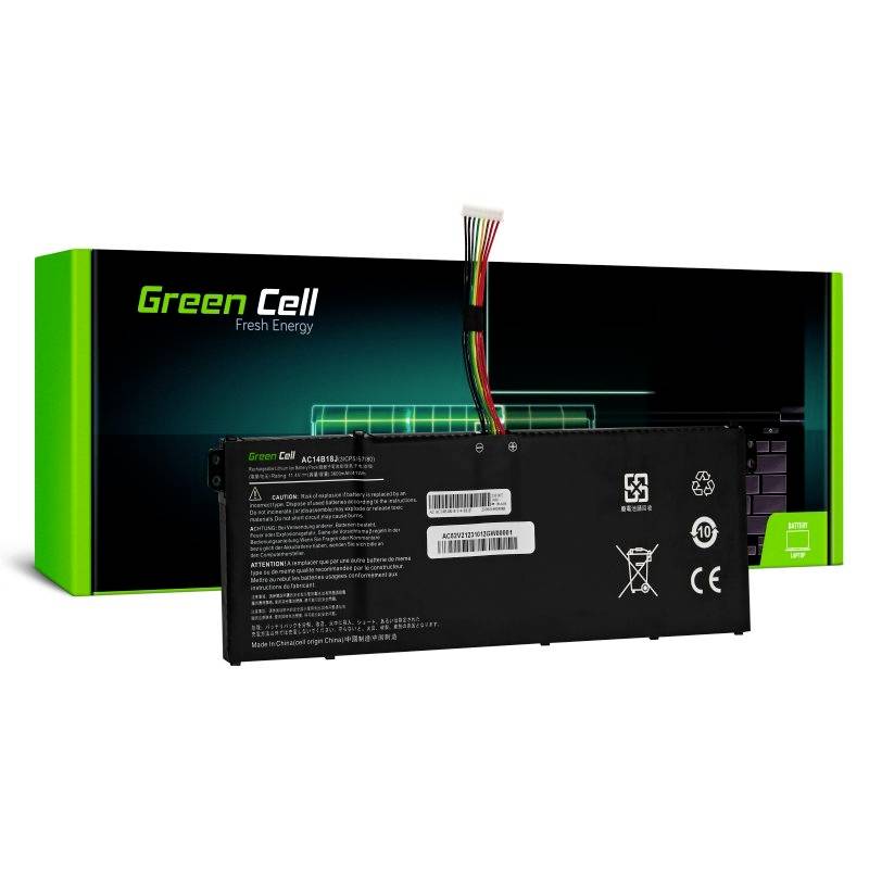 Green Cell Notebook-Akku GC-AC52V2 11.4V 3600 mAh Acer