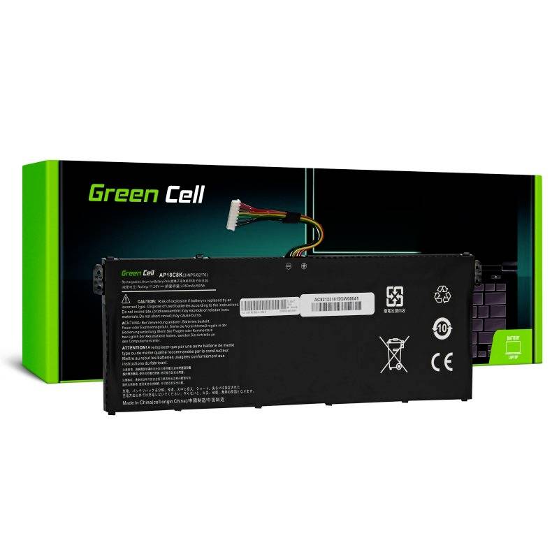 Green Cell Notebook-Akku GC-AC82 11.55V 4350 mAh Acer
