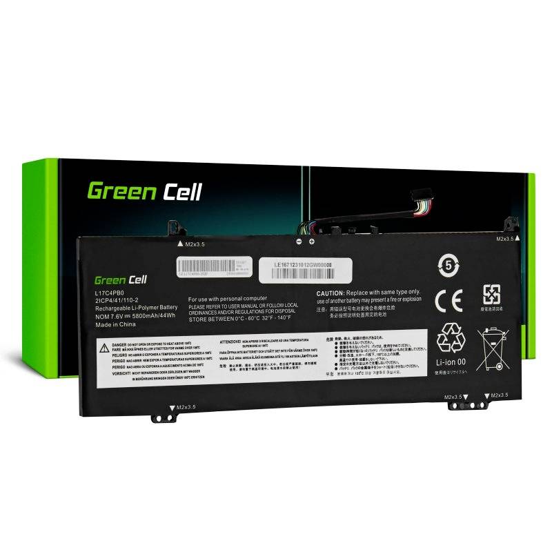 Green Cell Notebook-Akku GC-LE167 7.6V 5800 mAh Lenovo