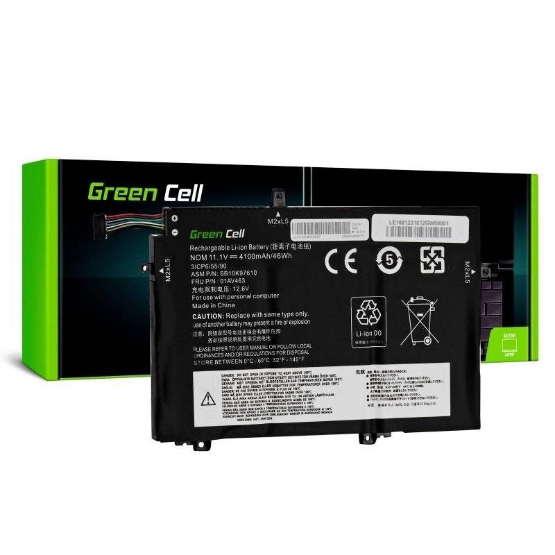 Green Cell Notebook-Akku GC-LE168 10.8V 4100 mAh Lenovo