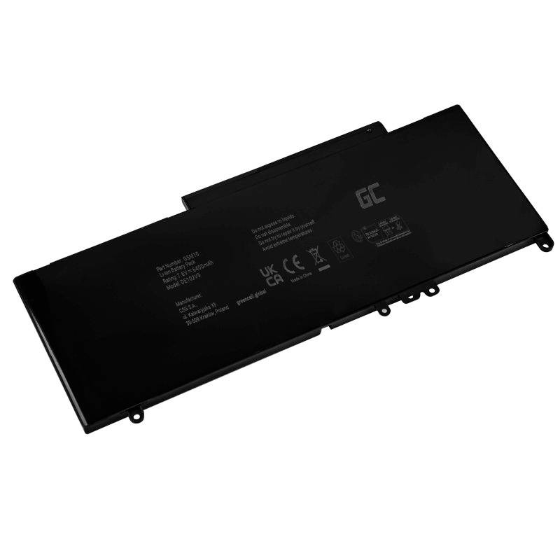 Green Cell Notebook-Akku GC-DE102V3 7.6V 6200 mAh Dell