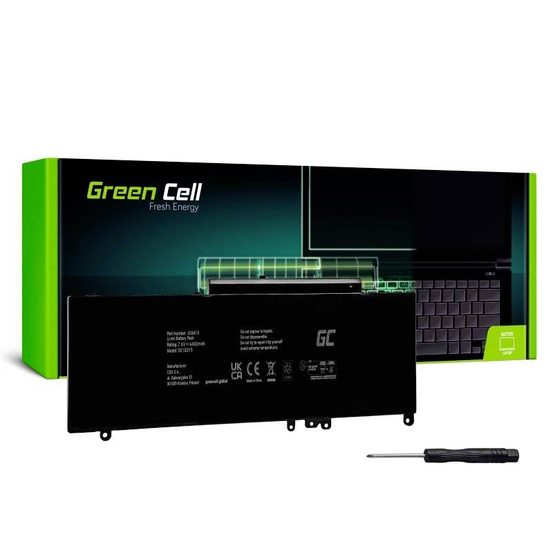 Green Cell Notebook-Akku GC-DE102V3 7.6V 6200 mAh Dell