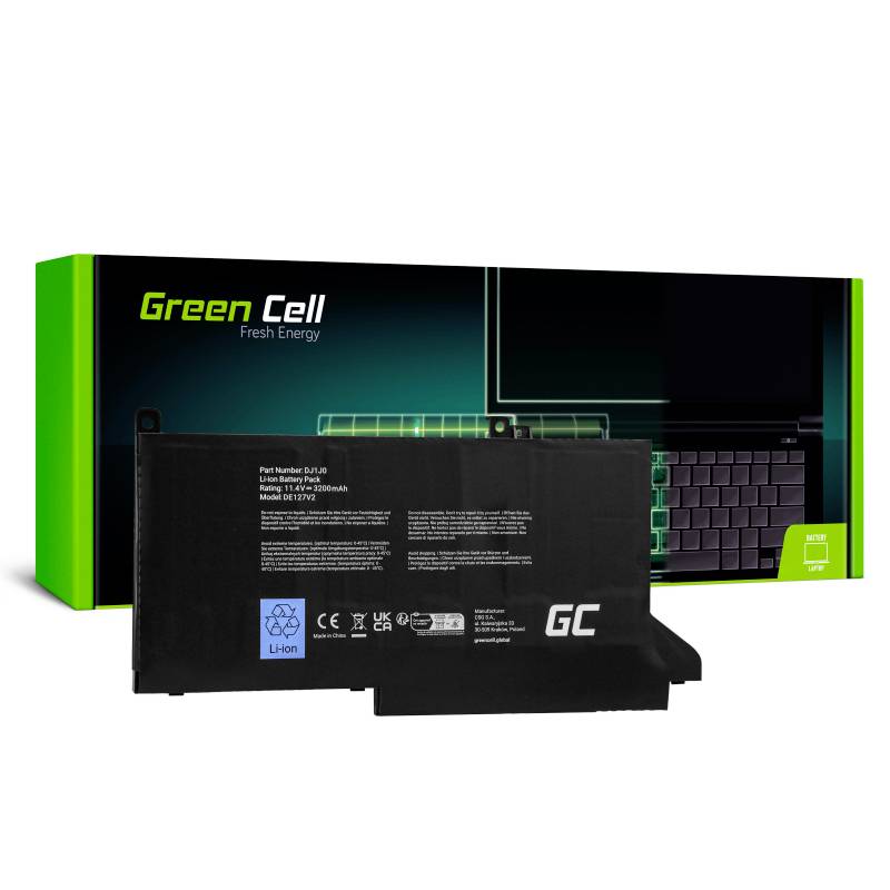 Green Cell Notebook-Akku GC-DE127V2 11.4 V 2700 mAh Dell