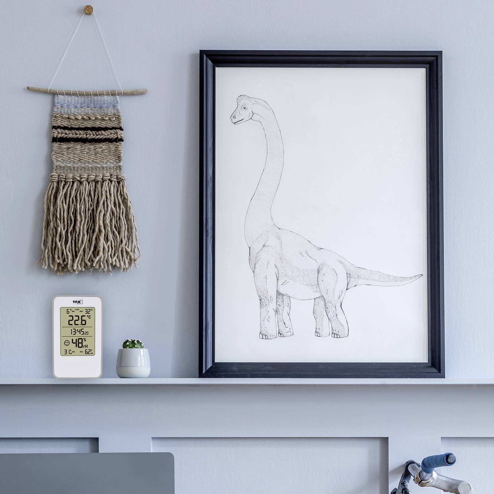 TFA Dostmann Digitales Thermo-Hygrometer Thermo-/Hygrometer Weiß 30.5057.02