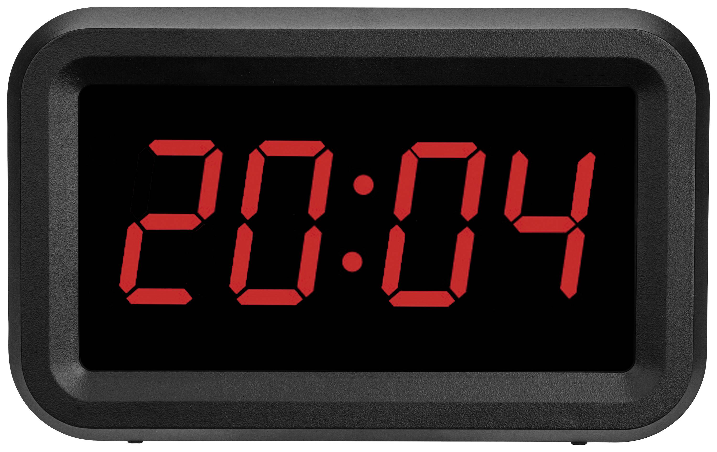 TFA Dostmann 60.2038.01 Quarz Wecker Schwarz Alarmzeiten 1 Großes Display