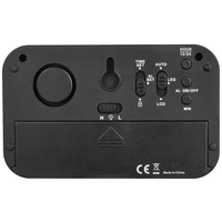 TFA Dostmann 60.2038.01 Quarz Wecker Schwarz Alarmzeiten 1 Großes Display TFA Dostmann 60.2038.01 Quarz Wecker Schwarz Alarmzeiten 1 Großes Display