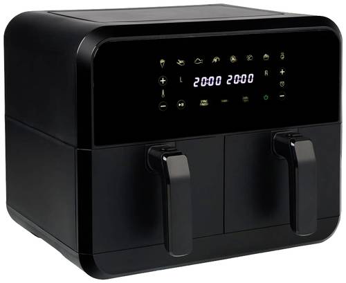 Princess Doppel-Fritteuse 8 l 2400 W mit Display Schwarz