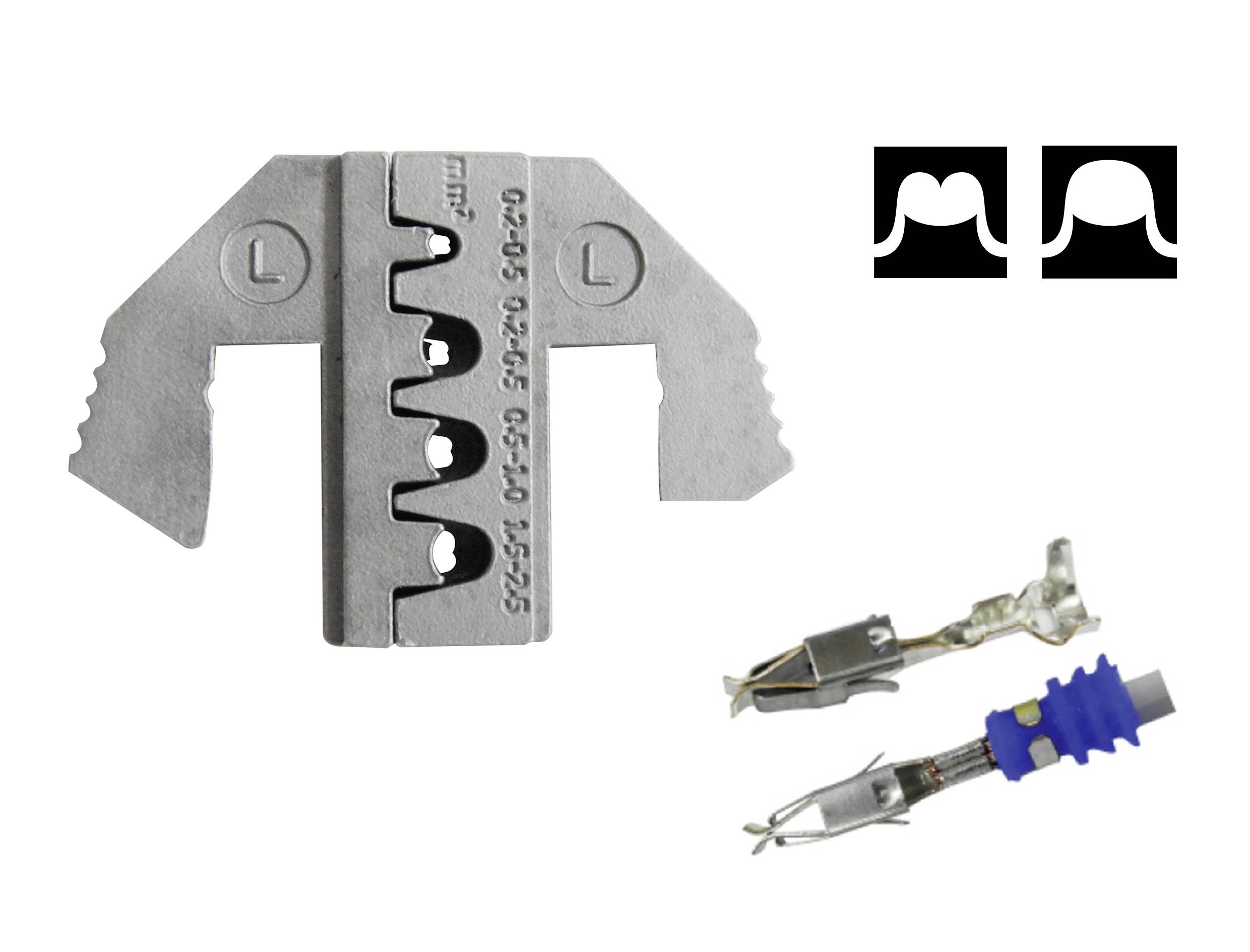 TOOLCRAFT TO-9627216 Crimpeinsatz JPT Anschluss 0.2 bis 2.5mm²