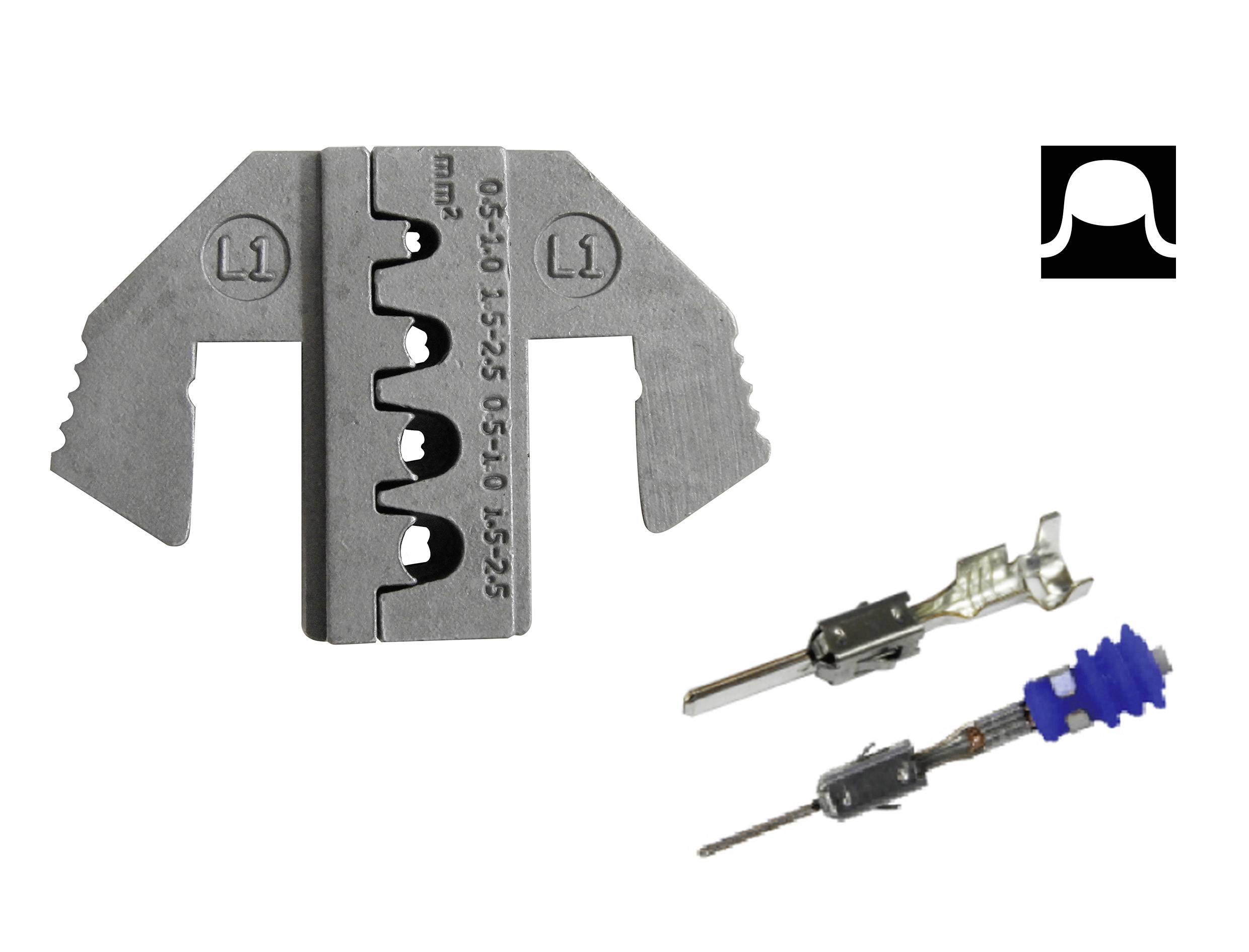 TOOLCRAFT TO-9627219 Crimpeinsatz JPT Kontakt, MCP Flachkontakt 0.5 bis 2.5mm²