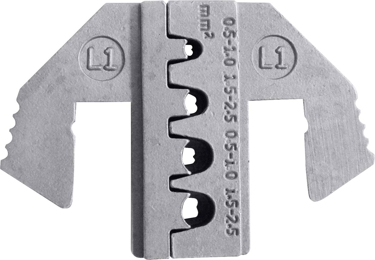 TOOLCRAFT TO-9627219 Crimpeinsatz JPT Kontakt, MCP Flachkontakt 0.5 bis 2.5mm²