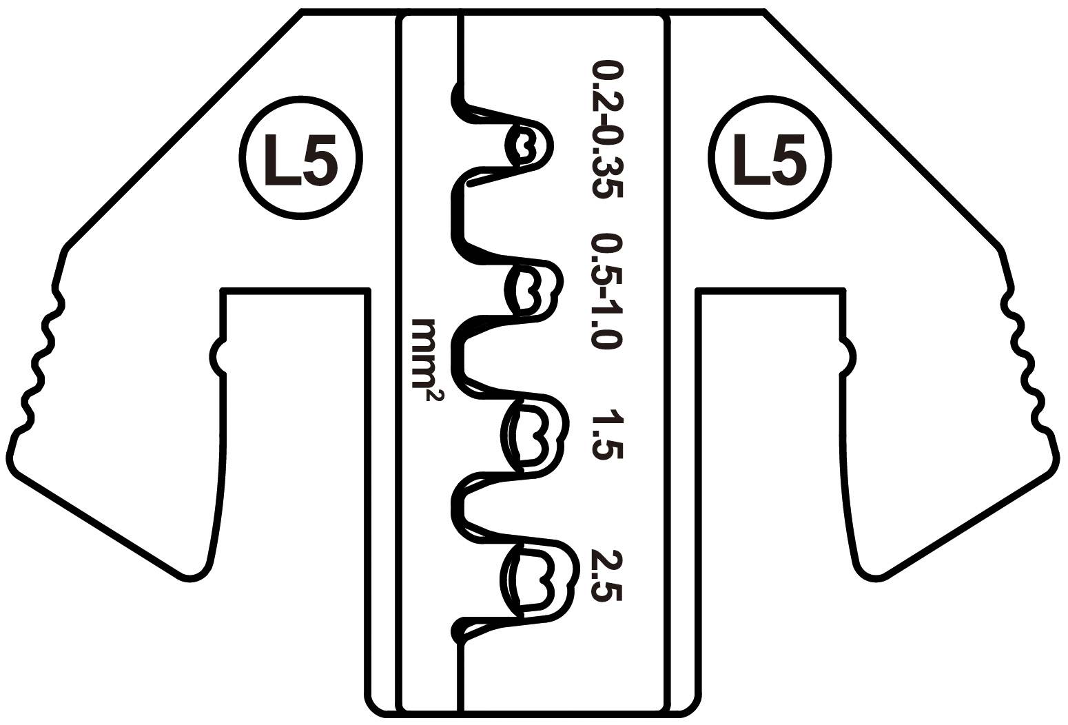 TOOLCRAFT TO-9627231 Crimpeinsatz MCP 2.8 Kontakt, JPT Flachkontakt, Sensorserienkontakt 0.2 bis 2.5mm²