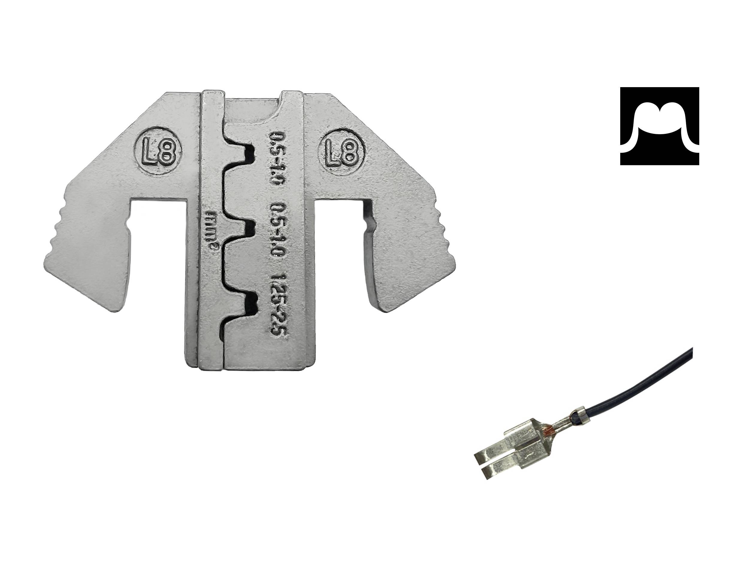 TOOLCRAFT TO-9627237 Crimpeinsatz TE CI 2 , ST, JPT Flachkontakt, JT Aufnahme Kontakt 0.5 bis 2.5mm²