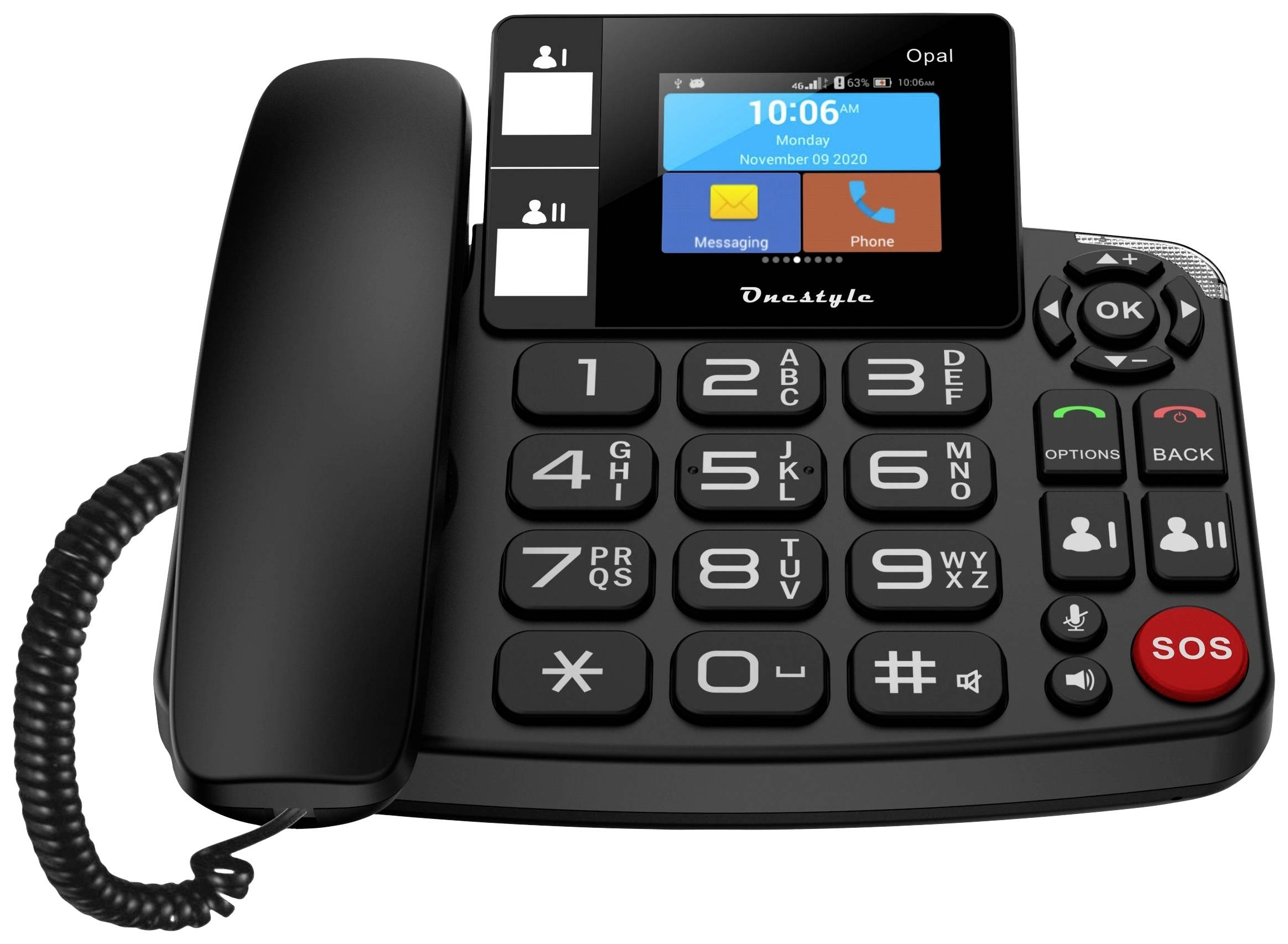 Onestyle Opal Desktop-Mobiltelefon Schwarz