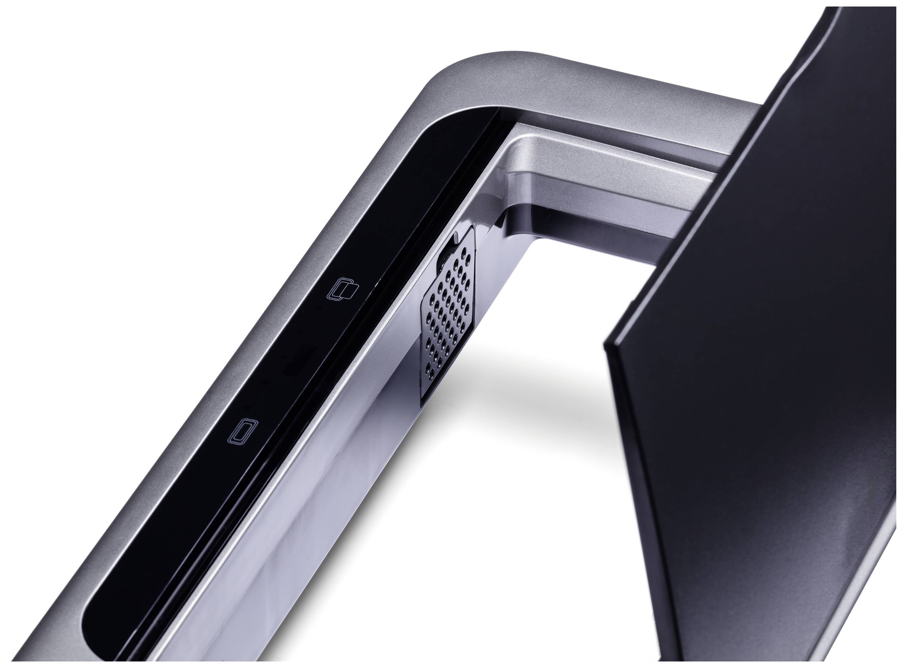 Durable NO TOUCH DUO 342423 Mülleimer 40l (B x H x T) 460 x 650 x 270mm Silber Automatische Deckelöffnung 1St.