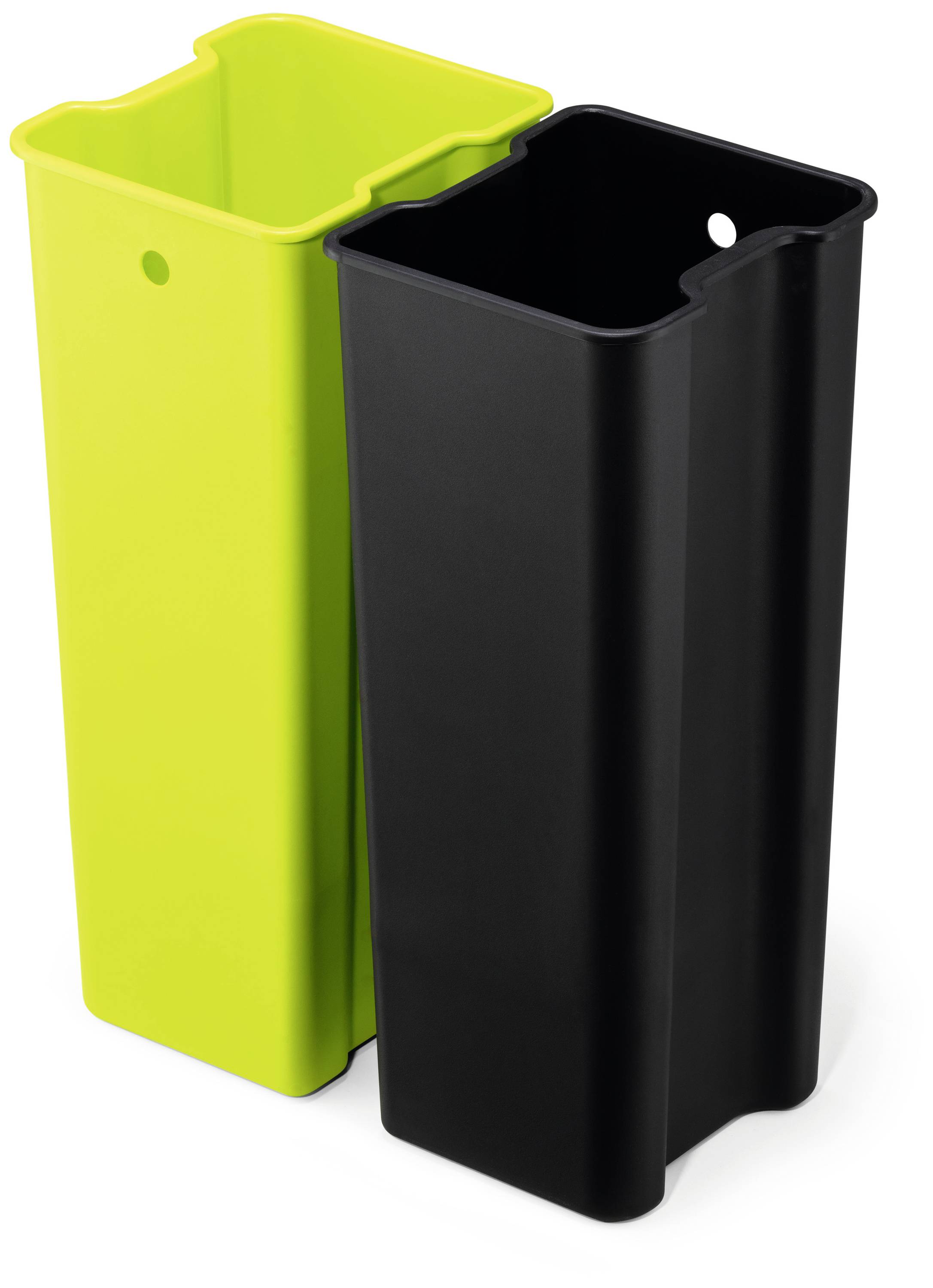 Durable NO TOUCH DUO 342423 Mülleimer 40l (B x H x T) 460 x 650 x 270mm Silber Automatische Deckelöffnung 1St.