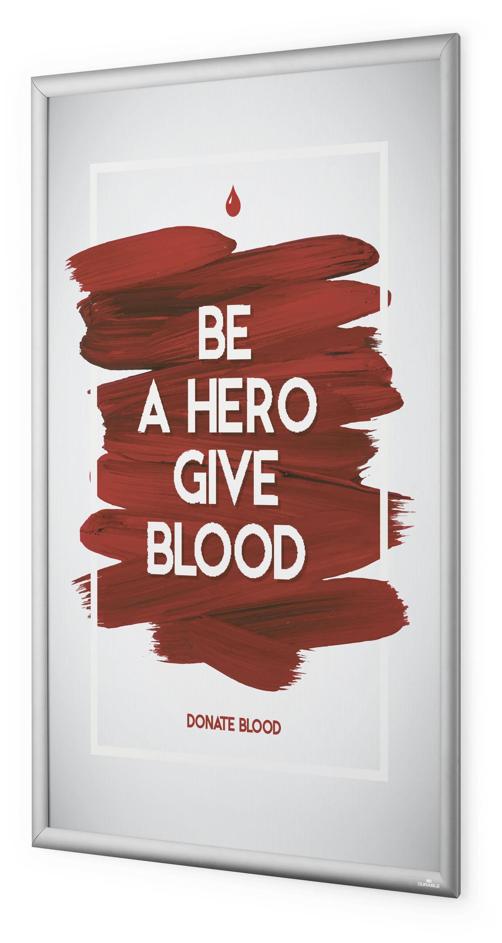 Durable 500923 Klapprahmen Silber 1 x DIN A1 1 St. (B x H x T) 660 x 900 x 12mm