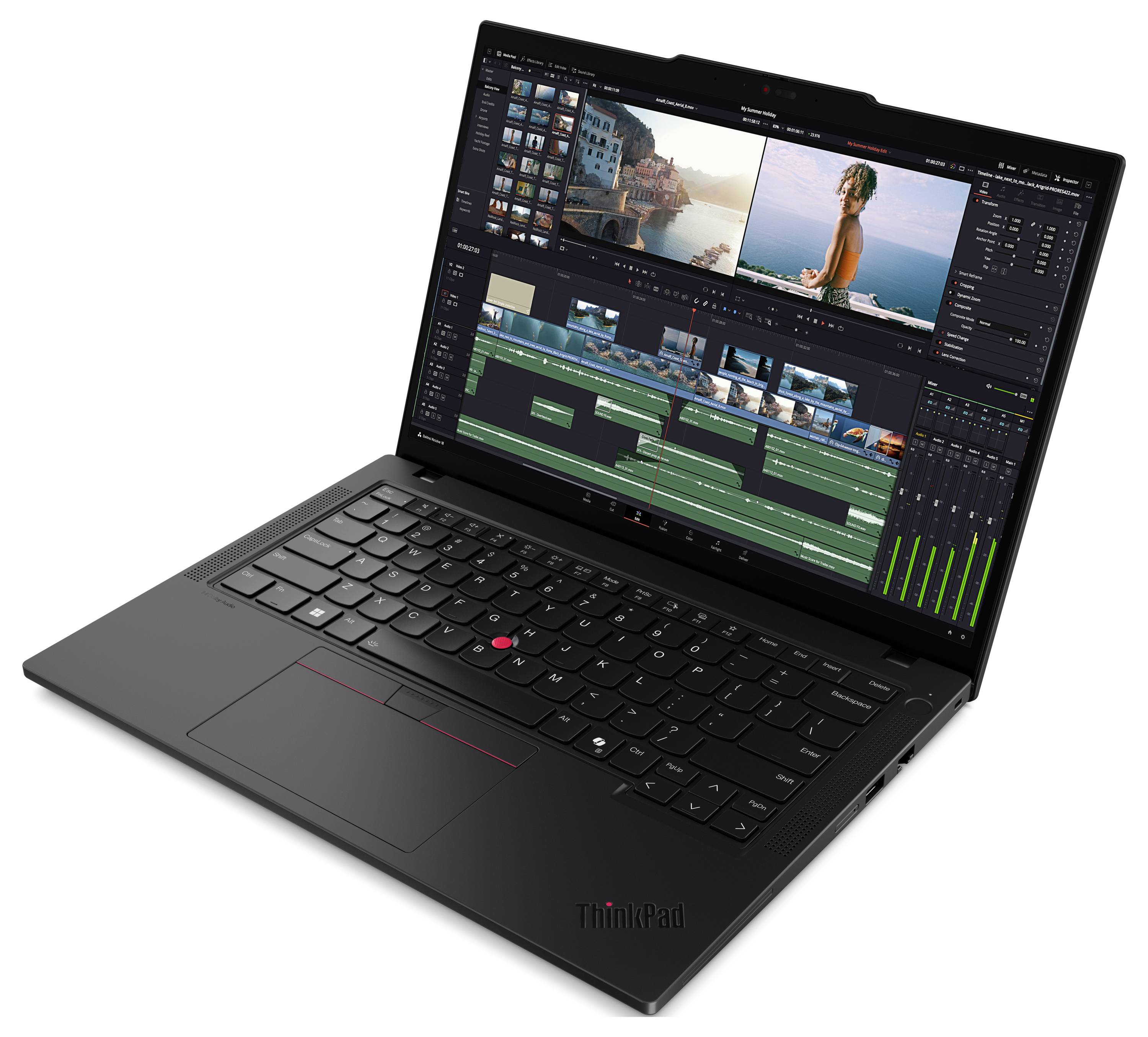 Lenovo Workstation Notebook ThinkPad P14s Gen 5 21ME 35.6cm (14 Zoll) WUXGA AMD Ryzen 7 8840HS 32GB RAM 1TB SSD Deutsch, QWERTZ S
