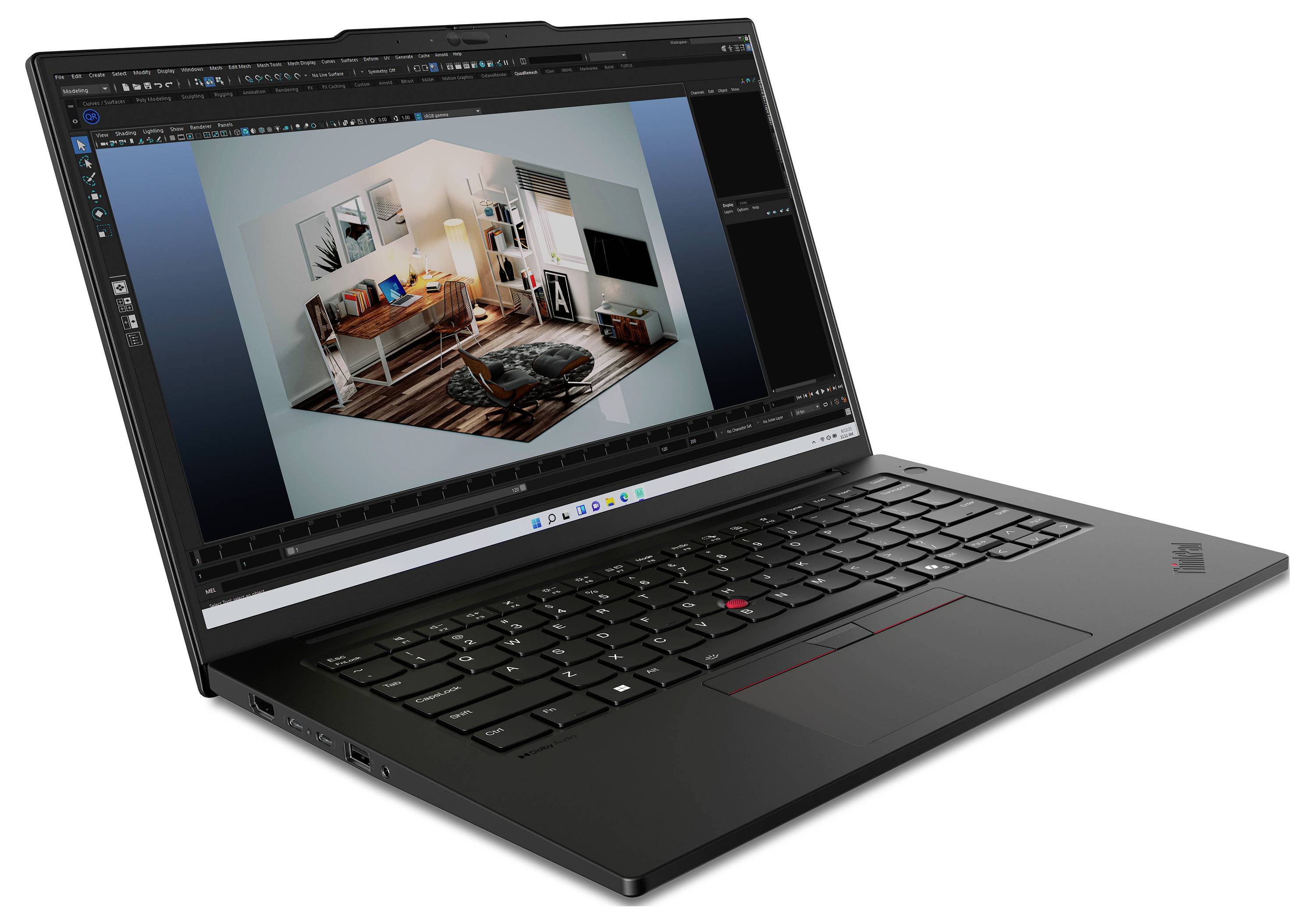 Lenovo Workstation Notebook ThinkPad P14s Gen 5 21G2 36.8 cm (14.5 Zoll) WQXGA Intel® Core™ Ultra 9 185H 64 GB RAM 1 TB SSD Deutsch, QWERTZ