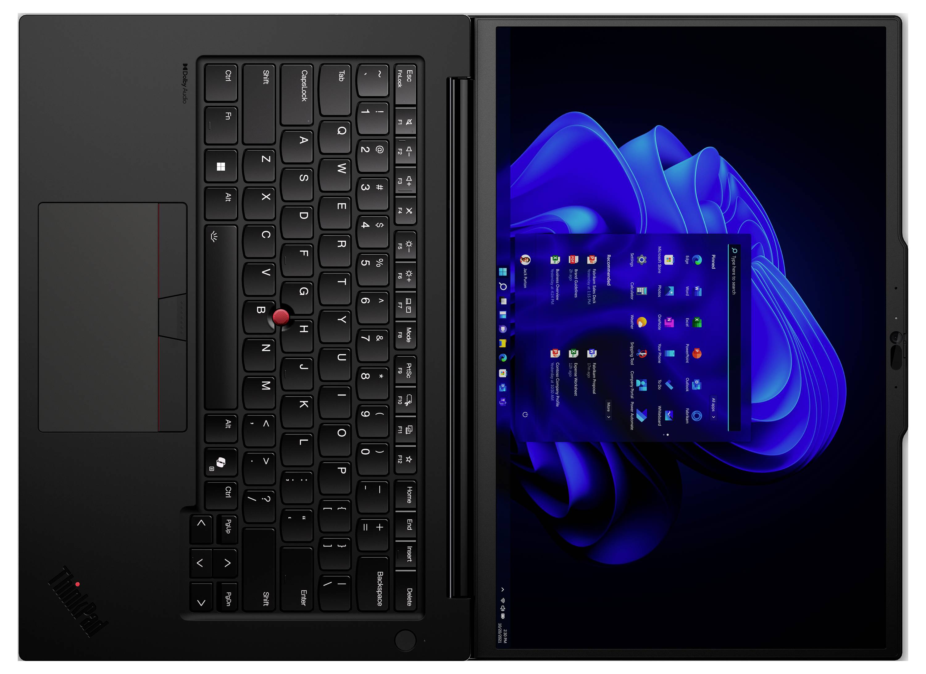 Lenovo Workstation Notebook ThinkPad P14s Gen 5 21G2 36.8cm (14.5 Zoll) WQXGA Intel® Core™ Ultra 7 155H 32GB RAM 1TB SSD Deutsch