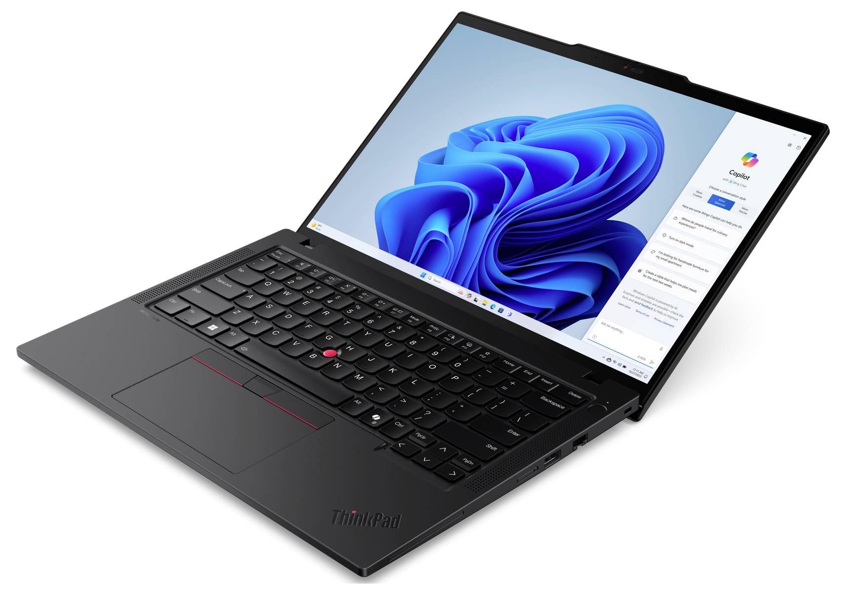 Lenovo Notebook ThinkPad T14 Gen 5 21MC 35.6cm (14 Zoll) WUXGA AMD Ryzen 7 Pro 8840U 32GB RAM 1TB SSD Deutsch, QWERTZ Schwarz 21