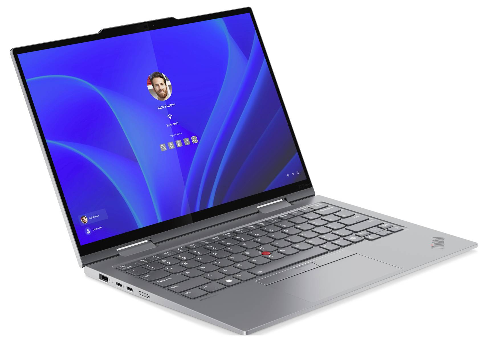 Lenovo 2-in-1 Notebook / Tablet ThinkPad X1 2-in-1 Gen 9 21KE 35.6 cm (14 Zoll) WUXGA Intel® Core™ Ultra 5 125U 32 GB RAM 1 TB SSD Deutsch, QWERT