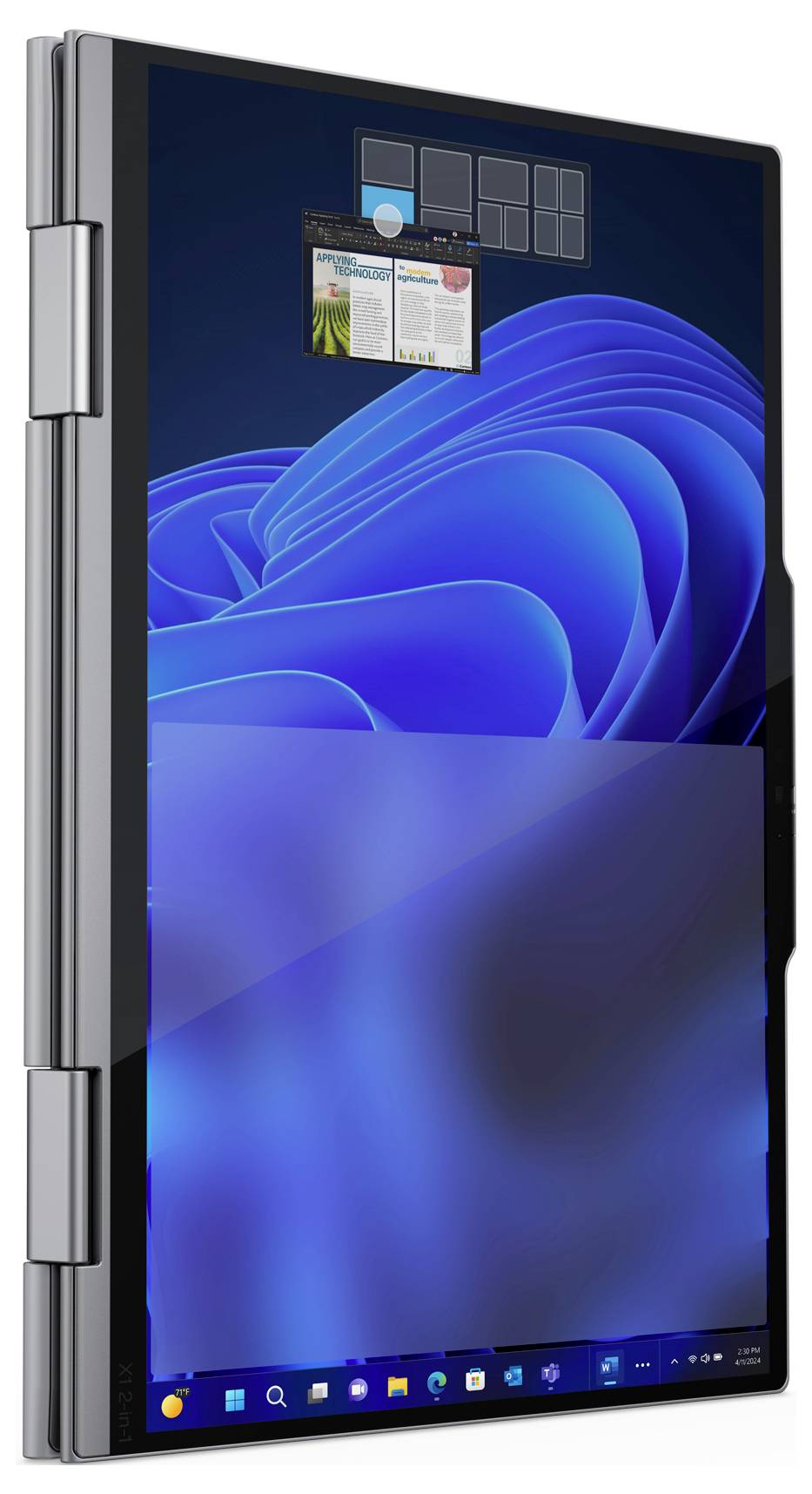 Lenovo 2-in-1 Notebook / Tablet ThinkPad X1 2-in-1 Gen 9 21KE 35.6 cm (14 Zoll) WUXGA Intel® Core™ Ultra 5 125U 32 GB RAM 1 TB SSD Deutsch, QWERT