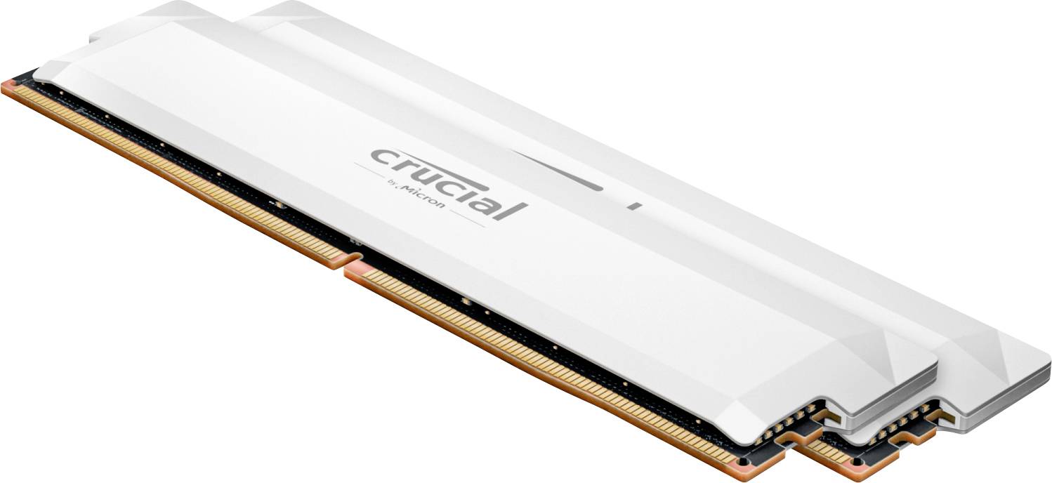 Crucial Pro - Overclocking Edition PC-Arbeitsspeicher Modul Retail DDR5 32GB 2 x 16GB on-die ECC 6000MHz 288pin DIMM CL36