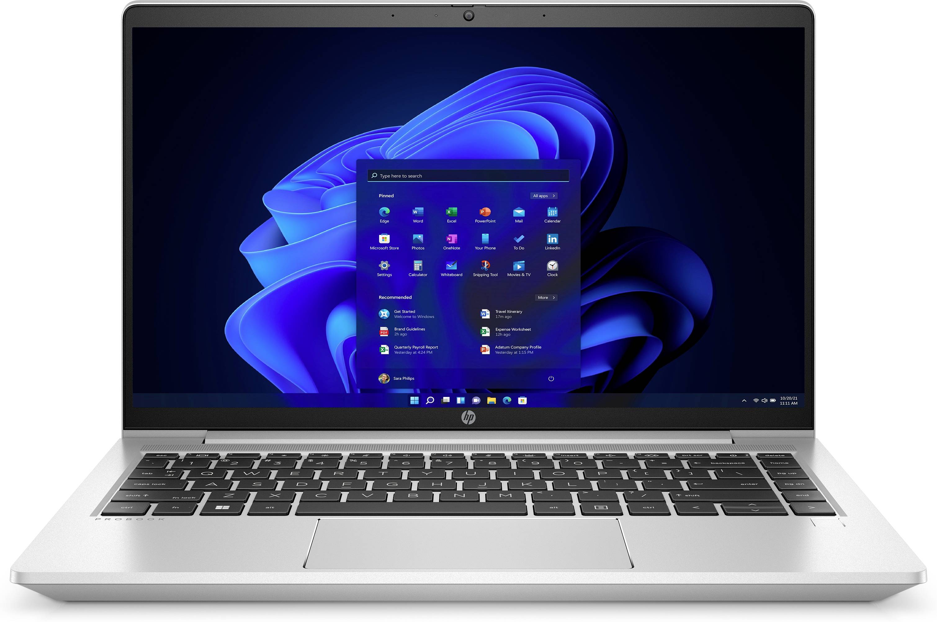 HP Notebook ProBook 445 G9 35.6 cm (14 Zoll) Full HD AMD Ryzen 5 5625U 8 GB RAM 256 GB SSD Deutsch, QWERTZ AMD AMD Radeon Graphics Silber 9V1F5