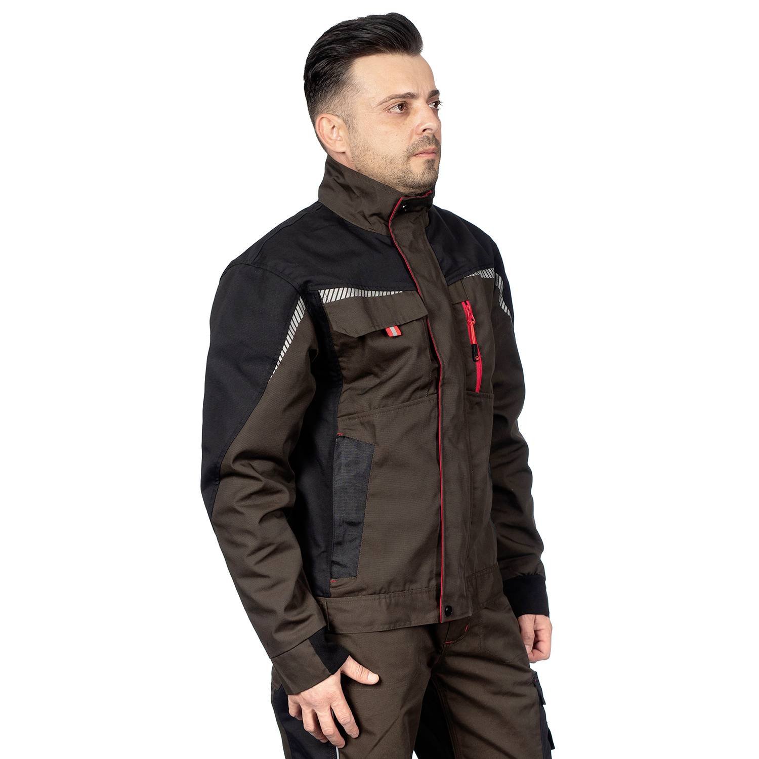 Stenso 4800-60-54 Prisma All Seasons Bundjacke 35% BW, 65% Polyester, 270g/m², verstärkte Teile: 600D Oxford, braun, Größe 54