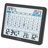 Techno Line WT2600 Funk Kalender Schwarz Alarmzeiten 2 Techno Line WT2600 Funk Kalender Schwarz Alarmzeiten 2