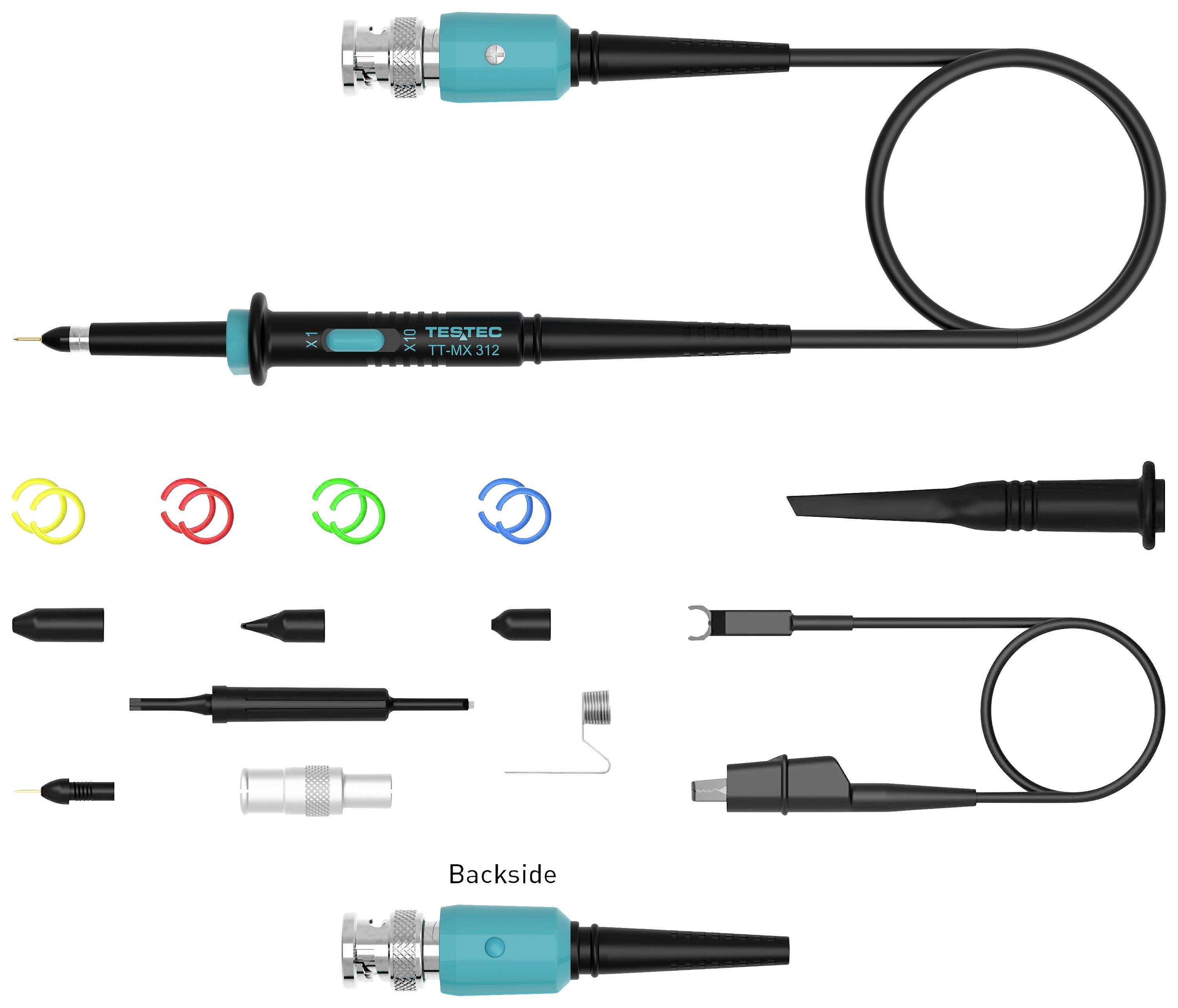 Testec TT-MX 312 Tastkopf 10 MHz, 250 MHz 1:1, 10:1