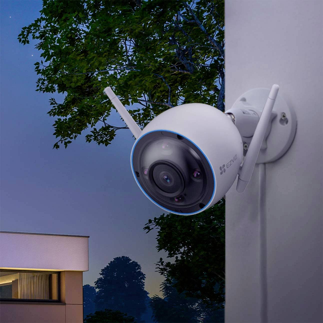 Ezviz H3 2K CS-H3-R100-1J3WKFL WLAN IP Überwachungskamera 2304 x 1296 Pixel