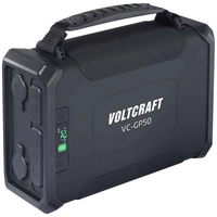 VOLTCRAFT VC-GP50 Powerbank 96000 mAh USB PD 2.0 Li-Ion Schwarz (matt) gleichzeitiges Laden und Entladen, LED Taschenlampe VOLTCRAFT VC-GP50 Powerbank 96000 mAh USB PD 2.0 Li-Ion Schwarz (matt) gleichzeitiges Laden und Entladen, LED Taschenlampe