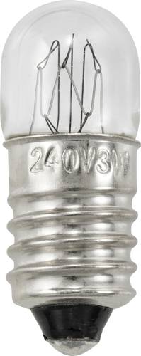 TRU COMPONENTS TC-12842716 Miniatur Glühlampe 240 V 3 W E10 Warmweiß
