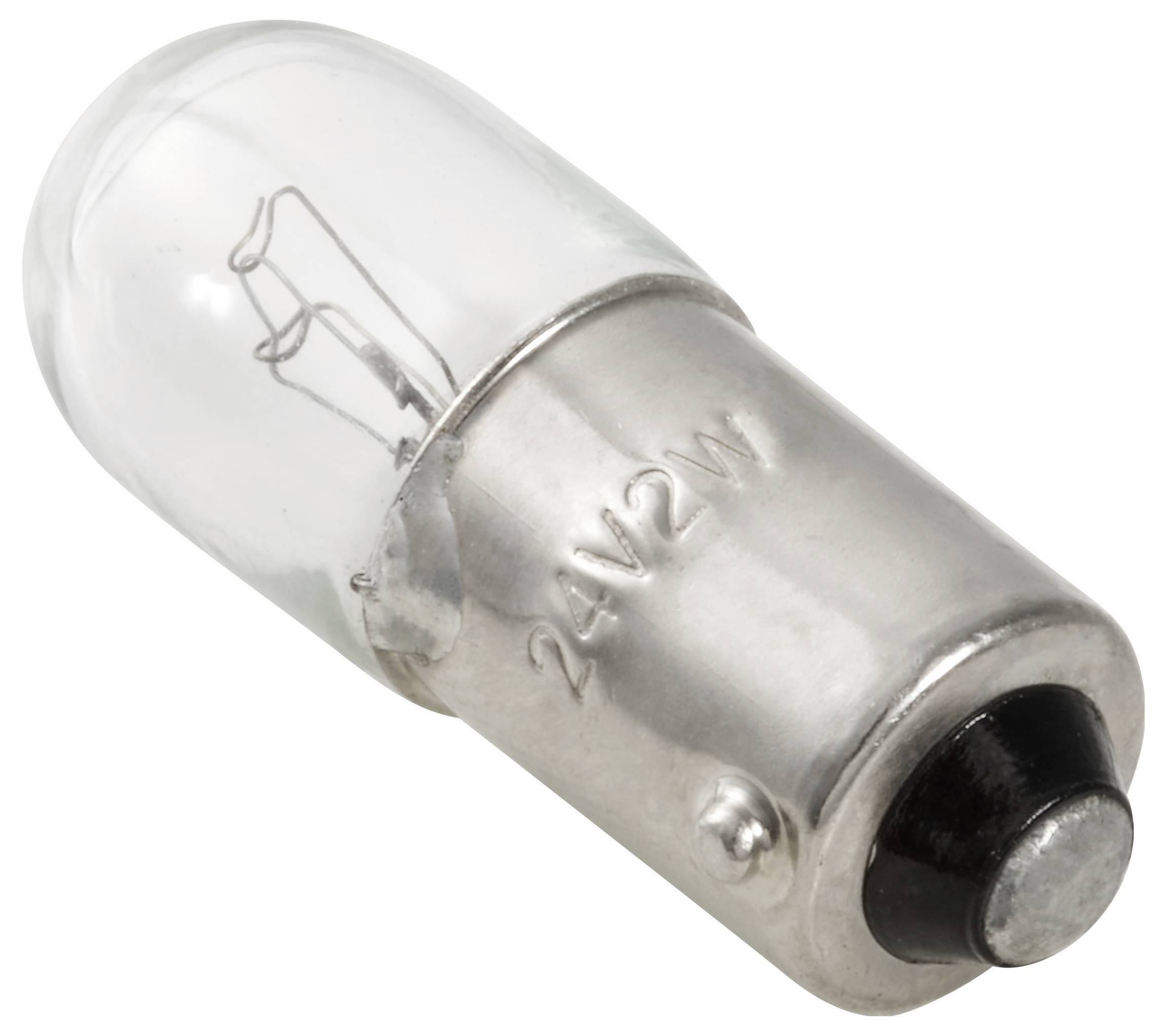TRU COMPONENTS TC-12842724 Miniatur Glühlampe 24V 2W BA9s Warmweiß