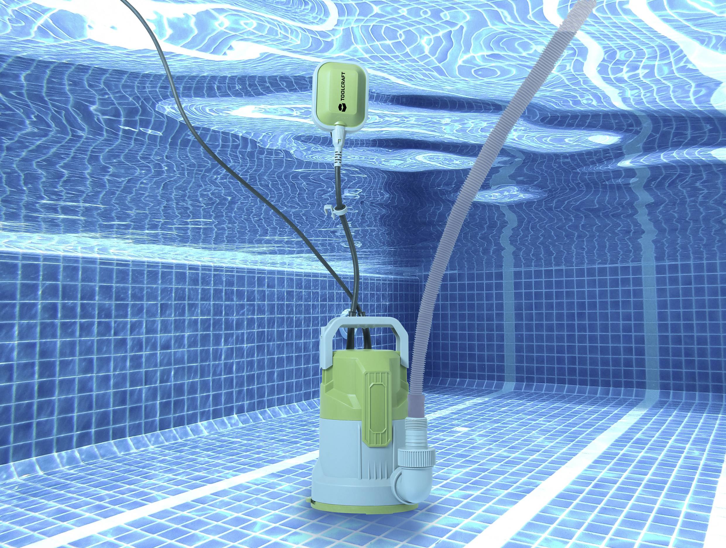 TOOLCRAFT TO-9632052 Klarwasser-Tauchpumpe 8500 l/h 6m