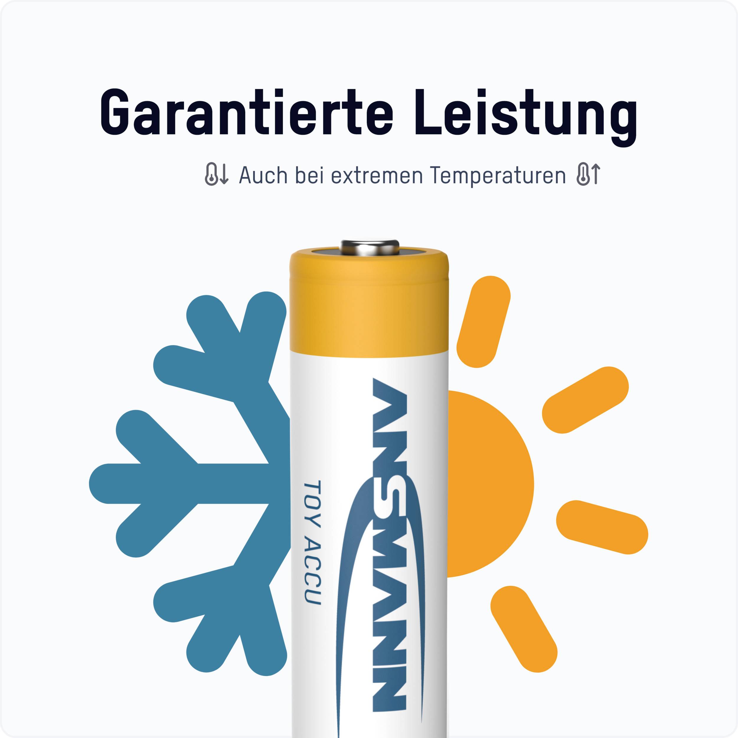Ansmann 1312-0037 Mignon (AA)-Akku NiMH 2650 mAh 1.2 V 2 St.
