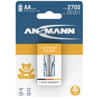 Ansmann 1312-0037 Mignon (AA)-Akku NiMH 2650 mAh 1.2V 2St. Ansmann 1312-0037 Mignon (AA)-Akku NiMH 2650 mAh 1.2V 2St.
