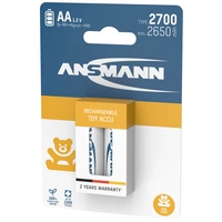 Ansmann 1312-0037 Mignon (AA)-Akku NiMH 2650 mAh 1.2V 2St. Ansmann 1312-0037 Mignon (AA)-Akku NiMH 2650 mAh 1.2V 2St.