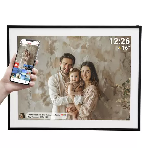 Denver PFF1970 Digitaler WiFi-Bilderrahmen 48.3 cm 19 Zoll EEK: E (A - G) 1280 x 720 Pixel 32 GB Schwarz Denver PFF1970 Digitaler WiFi-Bilderrahmen 48.3 cm 19 Zoll EEK: E (A - G) 1280 x 720 Pixel 32 GB Schwarz