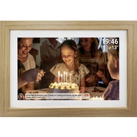 Denver PFF1543LW Digitaler WiFi-Bilderrahmen 39.6 cm 15.6 Zoll EEK: D (A - G) 1920 x 1080 Pixel 16 GB Holz Denver PFF1543LW Digitaler WiFi-Bilderrahmen 39.6 cm 15.6 Zoll EEK: D (A - G) 1920 x 1080 Pixel 16 GB Holz