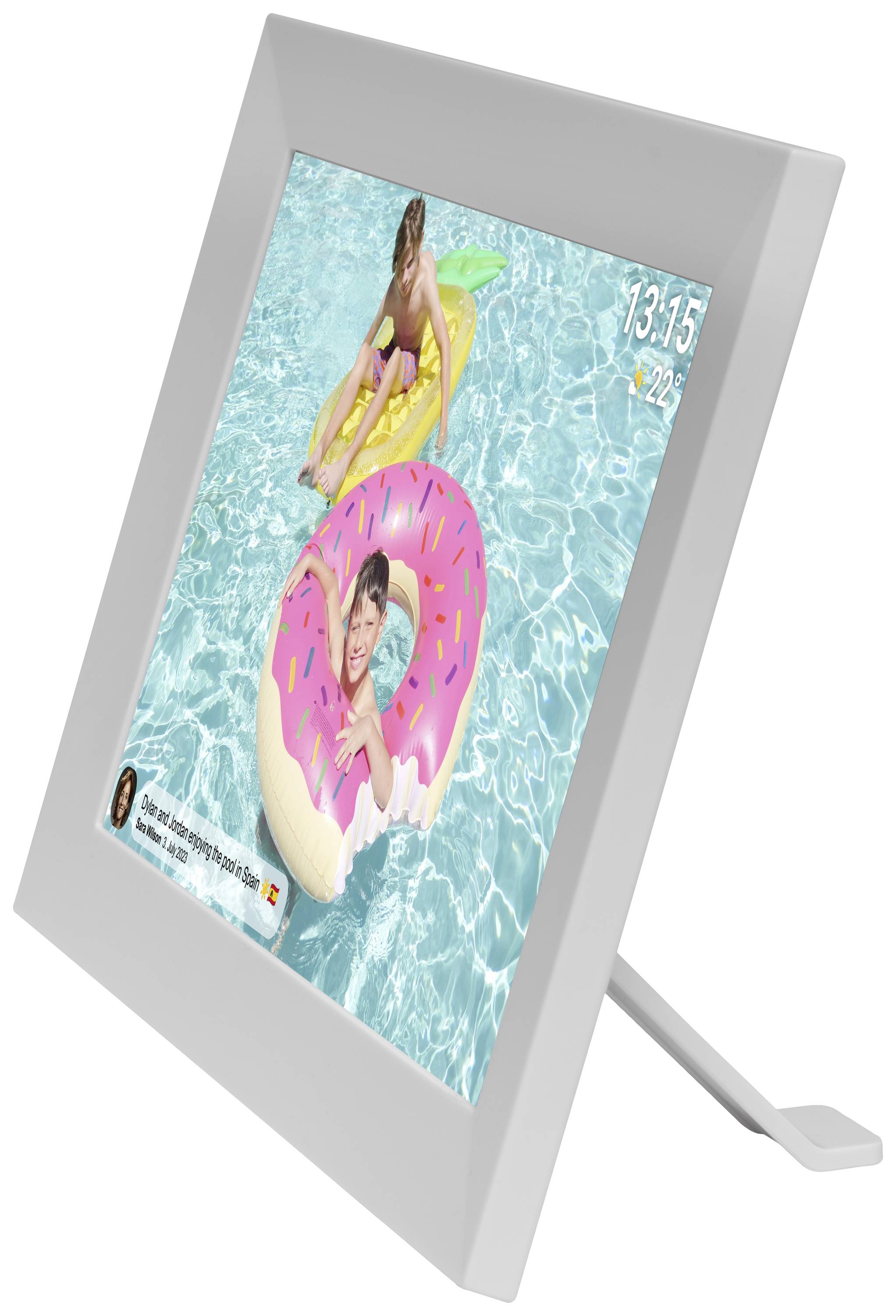 Denver PFF1024w Digitaler WiFi-Bilderrahmen 25.7 cm 10.1 Zoll EEK: C (A - G) 1280 x 800 Pixel 16 GB