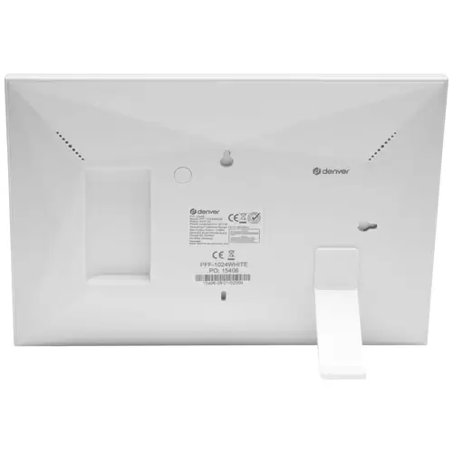 Denver PFF1024w Digitaler WiFi-Bilderrahmen 25.7cm 10.1 Zoll EEK: C (A - G) 1280 x 800 Pixel 16GB Weiß Denver PFF1024w Digitaler WiFi-Bilderrahmen 25.7cm 10.1 Zoll EEK: C (A - G) 1280 x 800 Pixel 16GB Weiß