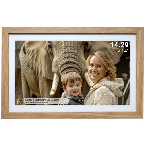 Denver PFF2162LW Digitaler WiFi-Bilderrahmen 54.6cm 21.5 Zoll EEK: E (A - G) 1920 x 1080 Pixel 32GB Holz Denver PFF2162LW Digitaler WiFi-Bilderrahmen 54.6cm 21.5 Zoll EEK: E (A - G) 1920 x 1080 Pixel 32GB Holz